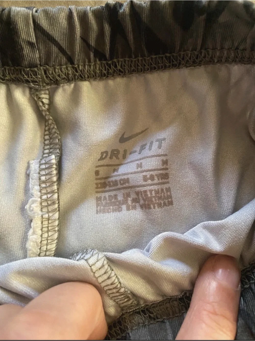 Nike Black and Gray Graphic Athletic spandex Shorts